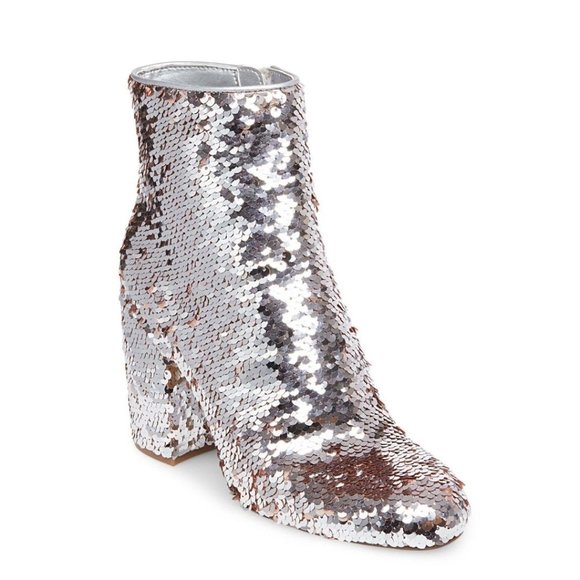 Steve Madden Georgia Sequin Booties 8 - Picture 5 of 7
